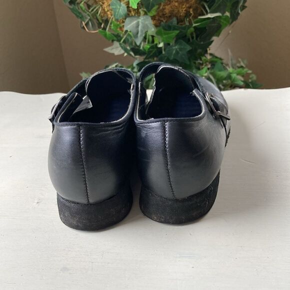 P.W. Minor Miss Continental Black Leather Orthopedic Diabetic Shoes Size 5 1/2 D - Picture 5 of 12